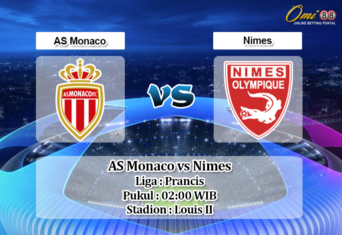 Prediksi AS Monaco vs Nimes 25 Agustus 2019