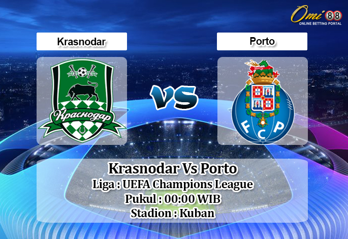 Prediksi Krasnodar Vs Porto 8 Agustus 2019