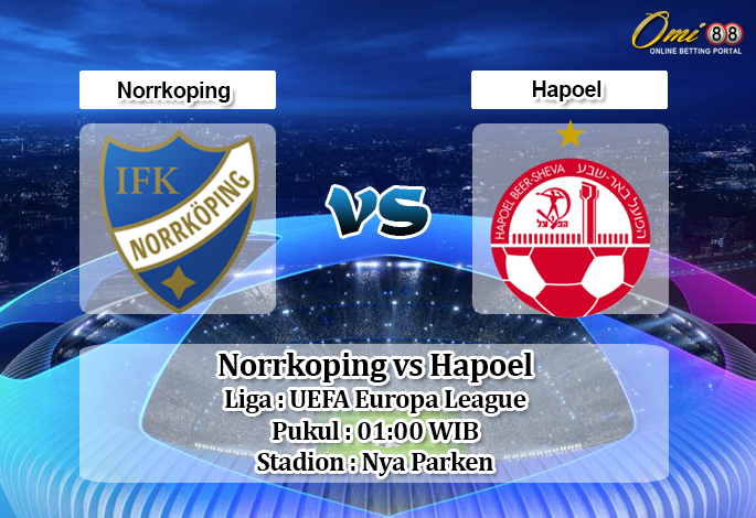 Prediksi Norrkoping vs Hapoel 9 Agustus 2019