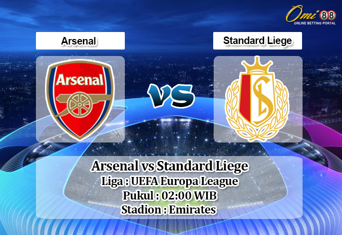 Prediksi Arsenal vs Standard Liege 4 Oktober 2019