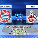 Prediksi Bayern Munchen vs Koln 21 September 2019