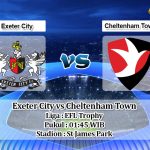 Prediksi Exeter City vs Cheltenham Town 4 September 2019