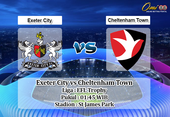 Prediksi Exeter City vs Cheltenham Town 4 September 2019 