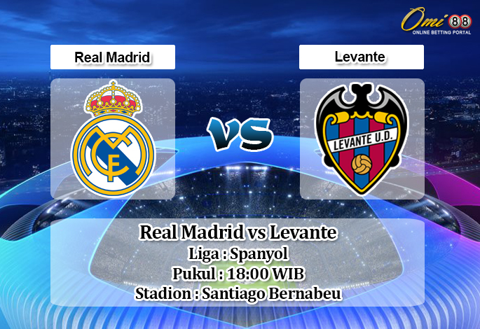 Prediksi Real Madrid vs Levante 14 September 2019 