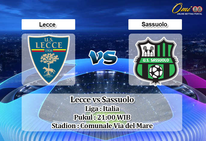 Prediksi Lecce vs Sassuolo 3 November 2019