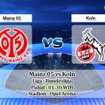 Prediksi Mainz 05 vs Koln 26 Oktober 2019