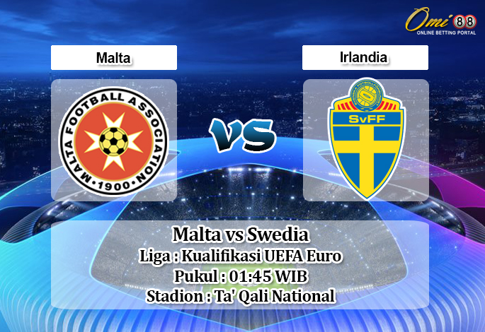 Prediksi Malta vs Swedia 13 Oktober 2019