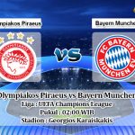 Prediksi Olympiakos Piraeus vs Bayern Munchen 23 Oktober 2019