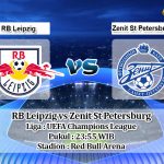 Prediksi RB Leipzig vs Zenit St Petersburg 23 Oktober 2019