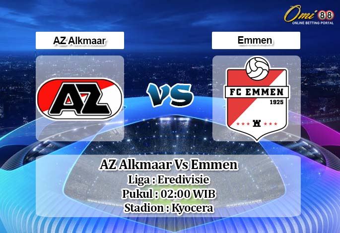 Prediksi AZ Alkmaar Vs Emmen 11 November 2019