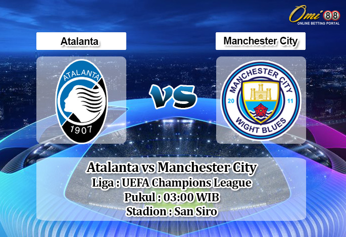 Prediksi Atalanta vs Manchester City 7 November 2019