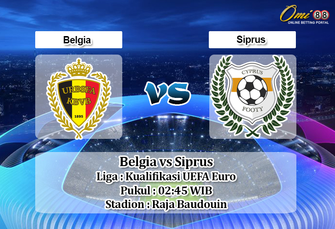 Prediksi Belgia vs Siprus 20 November 2019