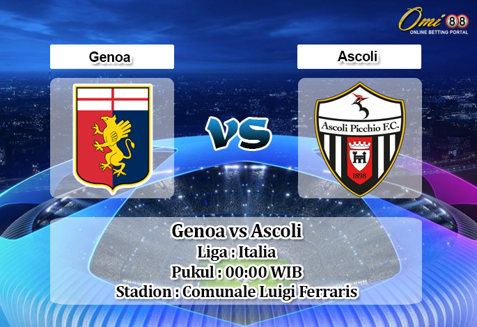 Prediksi Genoa vs Ascoli 4 Desember 2019 