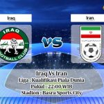 Prediksi Iraq Vs Iran 14 November 2019