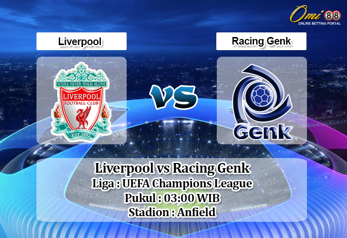 Prediksi Liverpool vs Racing Genk 6 November 2019