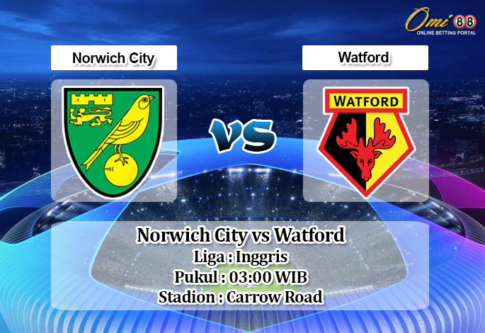 Prediksi Norwich City vs Watford 9 November 2019 