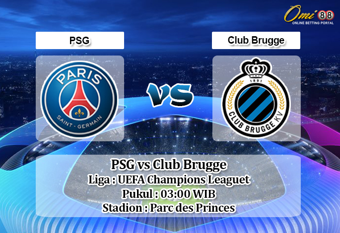 Prediksi PSG vs Club Brugge 7 November 2019