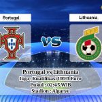 Prediksi Portugal vs Lithuania 15 November 2019