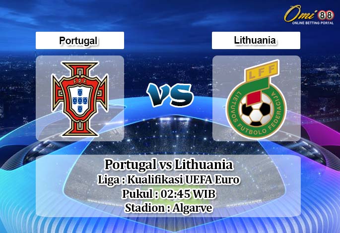 Prediksi Portugal vs Lithuania 15 November 2019 