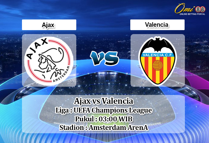 Prediksi Ajax vs Valencia 11 Desember 2019