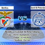 Prediksi Benfica vs Zenit St Petersburg 11 Desember 2019