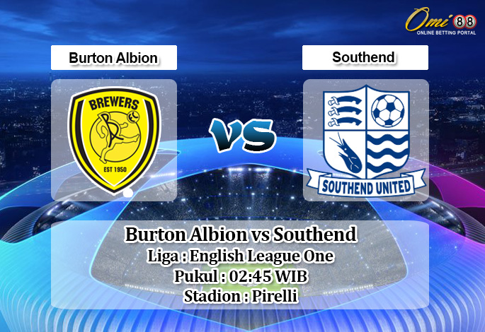 Prediksi Burton Albion vs Southend 4 Desember 2019 