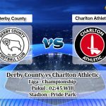 Prediksi Derby County vs Charlton Athletic 31 Desember 2019