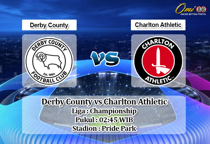 Prediksi Derby County vs Charlton Athletic 31 Desember 2019 