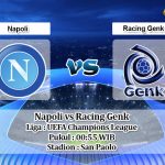 Prediksi Napoli vs Racing Genk 11 Desember 2019