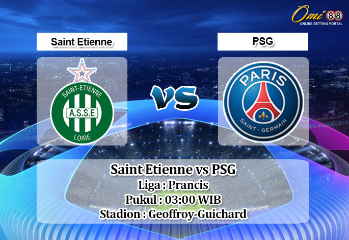 Prediksi Saint Etienne vs PSG 16 Desember 2019