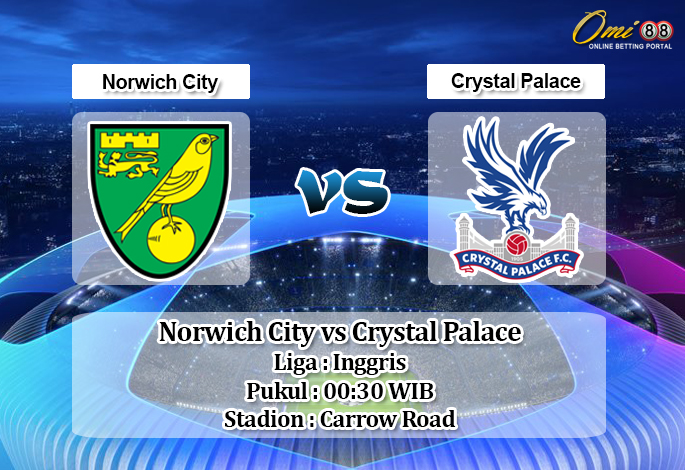 Prediksir Norwich City vs Crystal Palace 2 Januari 2020