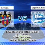 Prediksi Levante vs Deportivo Alaves 18 Januari 2020