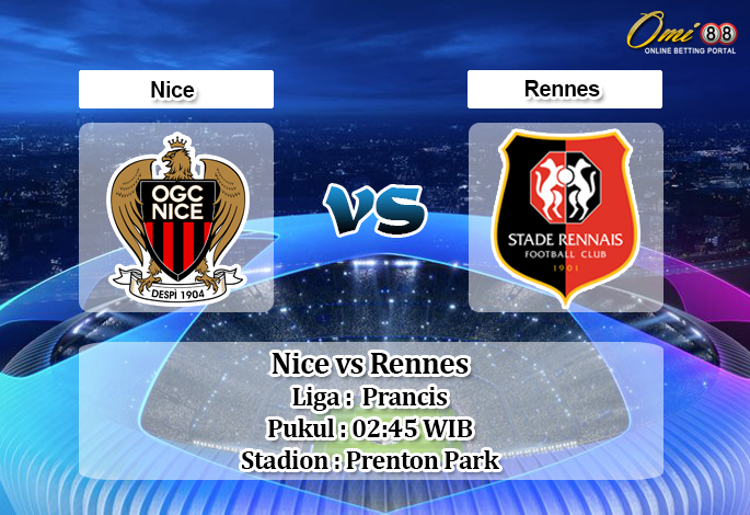 Prediksi Nice vs Rennes 25 Januari 2020 