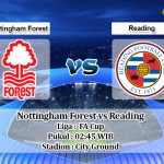 Prediksi Nottingham Forest vs Reading 23 Januari 2020