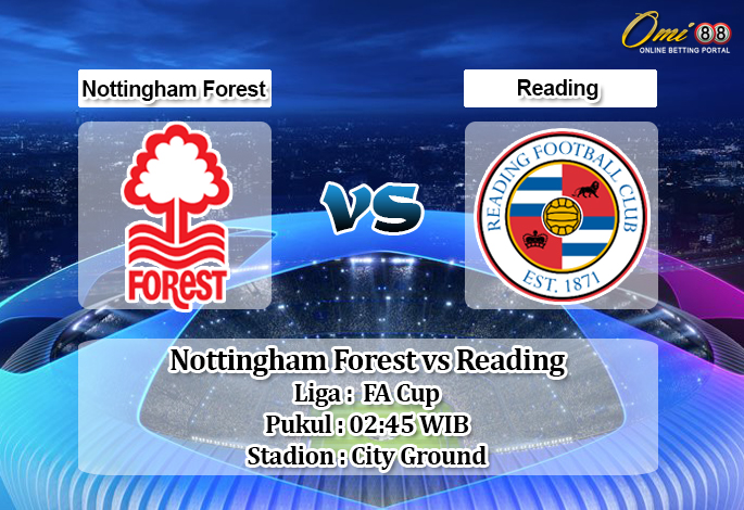 Prediksi Nottingham Forest vs Reading 23 Januari 2020