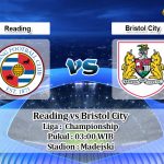 Prediksi Reading vs Bristol City 29 Januari 2020