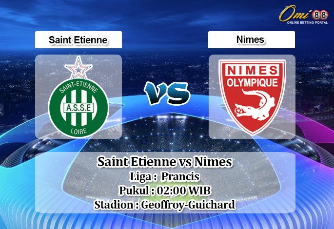 Prediksi Saint Etienne vs Nimes 26 Januari 2020