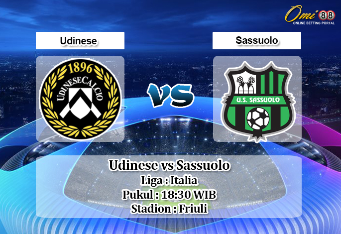 Prediksi Udinese vs Sassuolo 12 Januari 2020