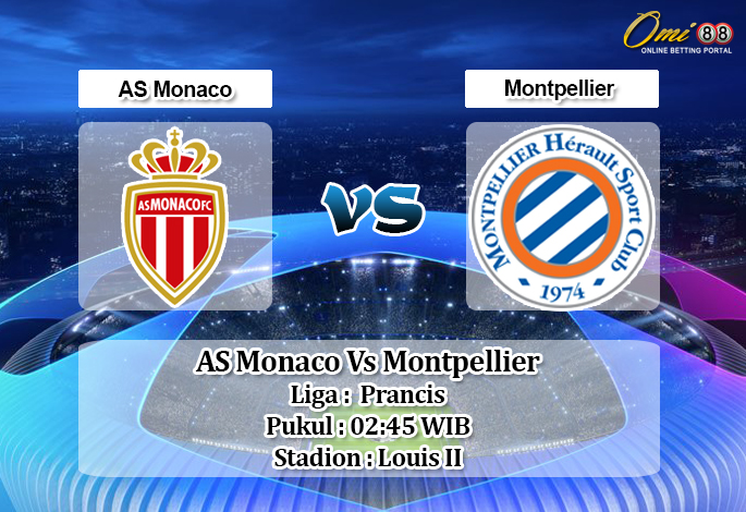 Prediksi AS Monaco Vs Montpellier 15 Februari 2020 