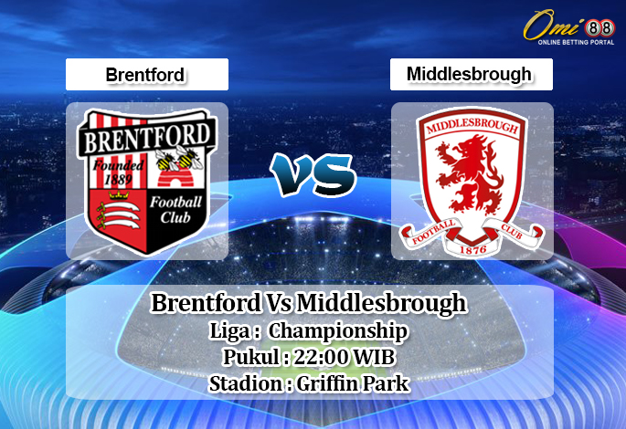 Prediksi Brentford Vs Middlesbrough 8 Februari 2020 