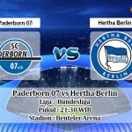 Prediksi Paderborn 07 vs Hertha Berlin 15 Februari 2020