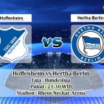 Prediksi Hoffenheim vs Hertha Berlin 14 Maret 2020