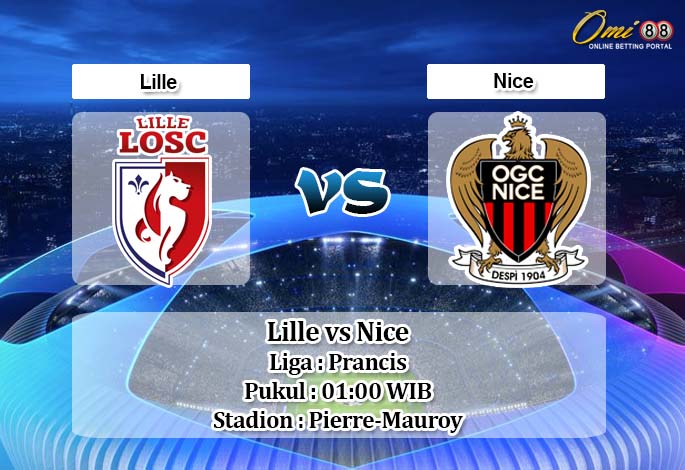 Prediksi Lille vs Nice 19 April 2020