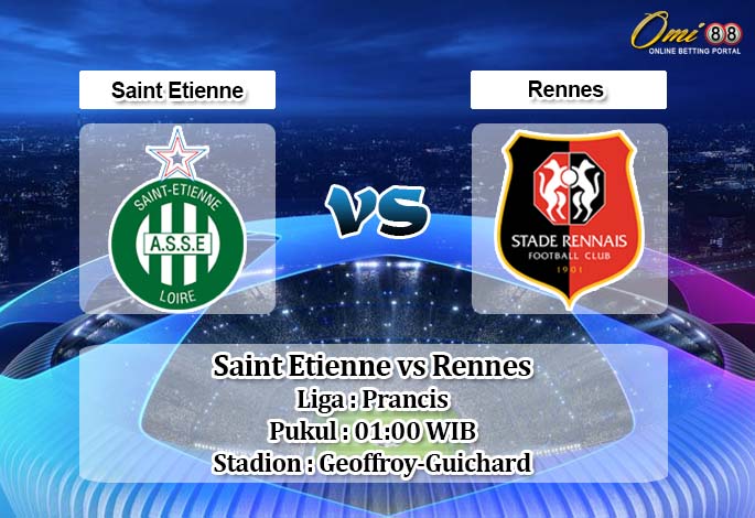 Prediksi Saint Etienne vs Rennes 12 April 2020