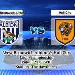 Prediksi West Bromwich Albion Vs Hull City 4 April 2020