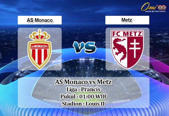 Prediksi AS Monaco vs Metz 3 Mei 2020