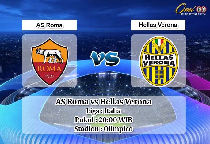 Prediksi AS Roma vs Hellas Verona 22 April 2020