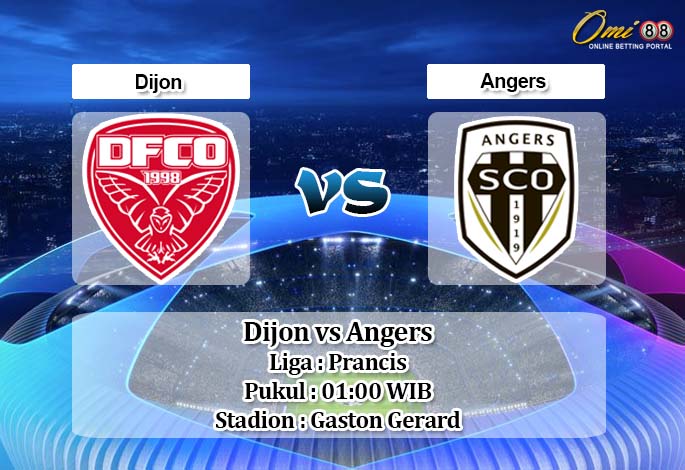 Prediksi Dijon vs Angers 19 April 2020 