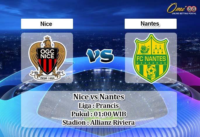 Prediksi Nice vs Nantes 3 Mei 2020