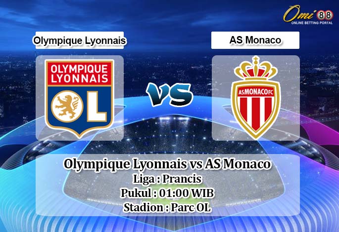 Prediksi Olympique Lyonnais vs AS Monaco 27 April 2020